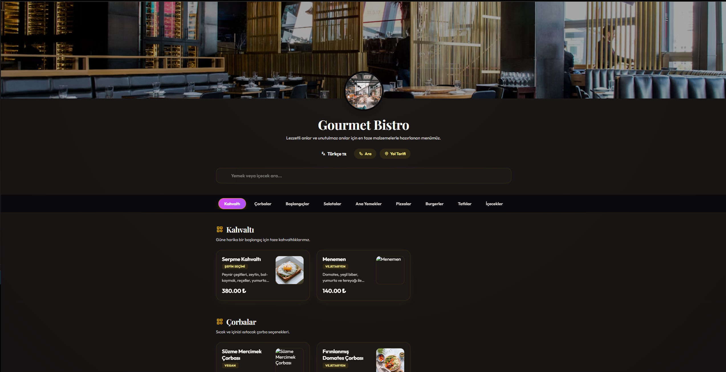 GustoQR - Premium Çok Dilli QR Menü Yazılımı