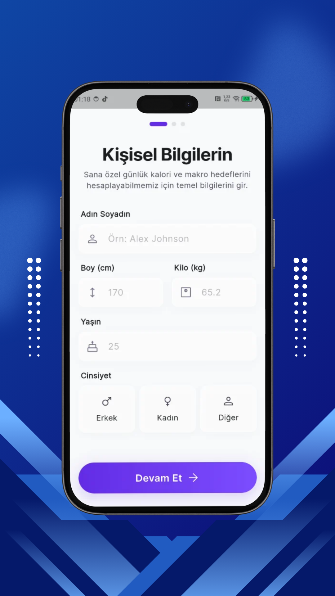 KaloriCep - Gemini AI Destekli Kalori Takip, Diyet ve Yapay Zeka Beslenme Asistanı - Ekran Görüntüsü 7